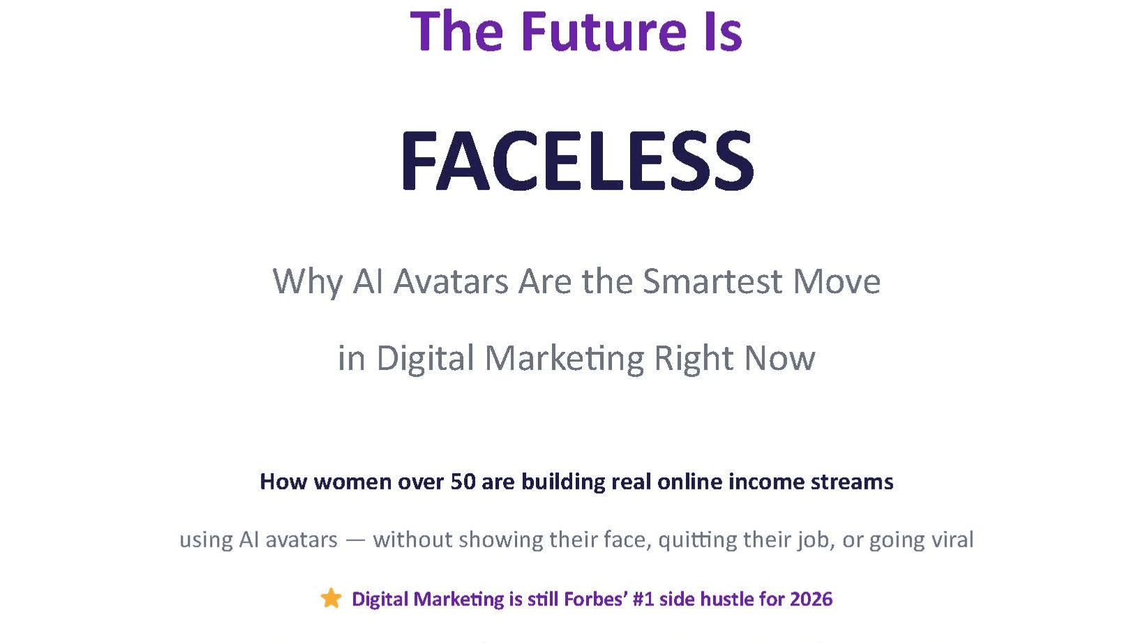 The Future is FACELESS --  AI Avatars Explained