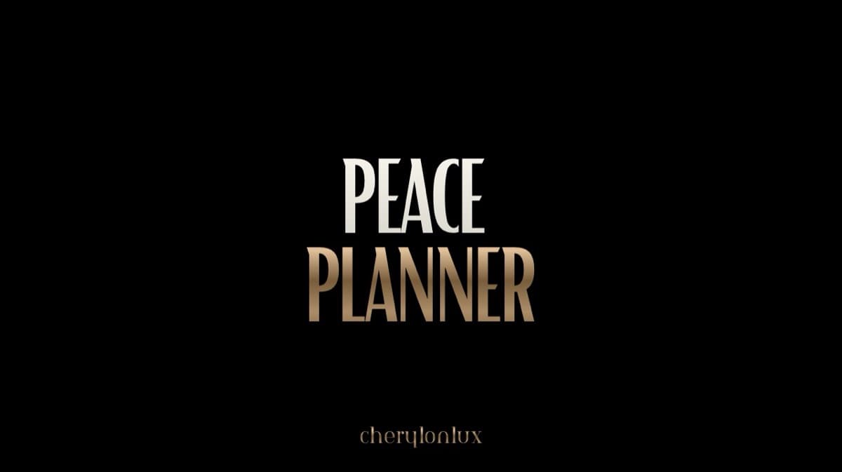 The 2027 Peace Planner