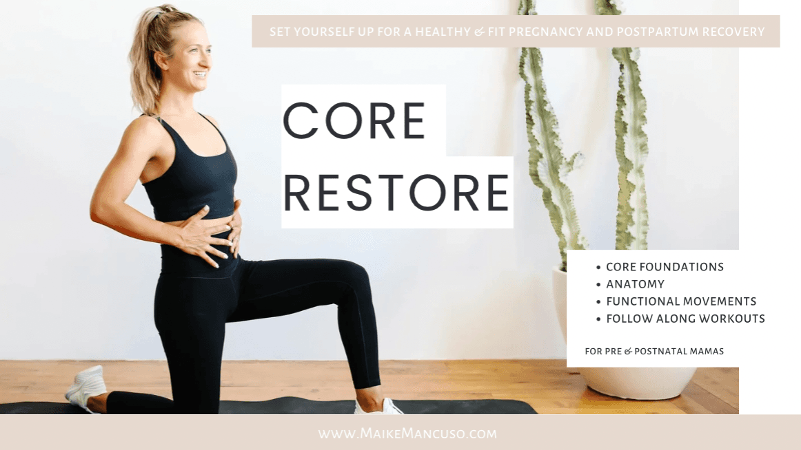 Core 101 - Pregnancy and Postpartum: Core Restore