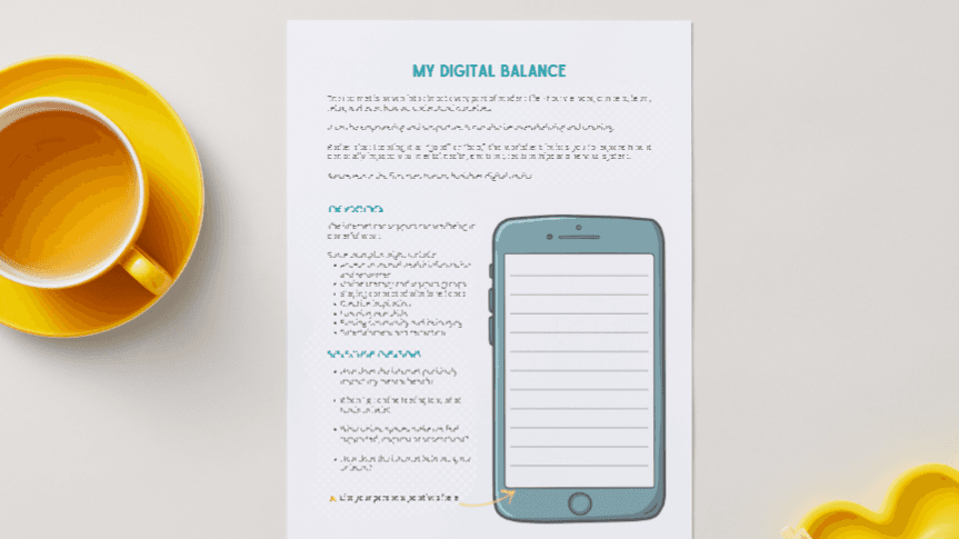 My Digital Balance Workbook