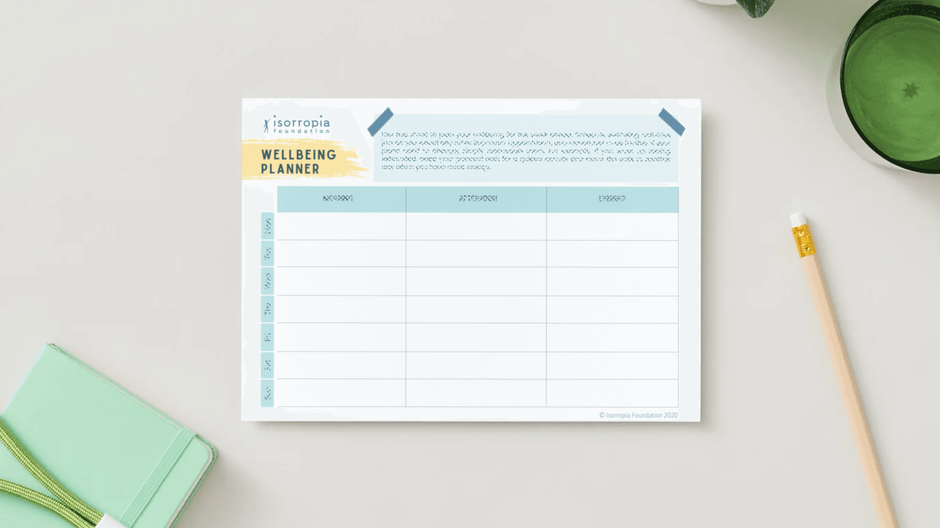 Wellbeing Planner