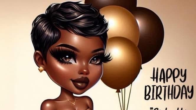 4pc Happy Birthday Cards  