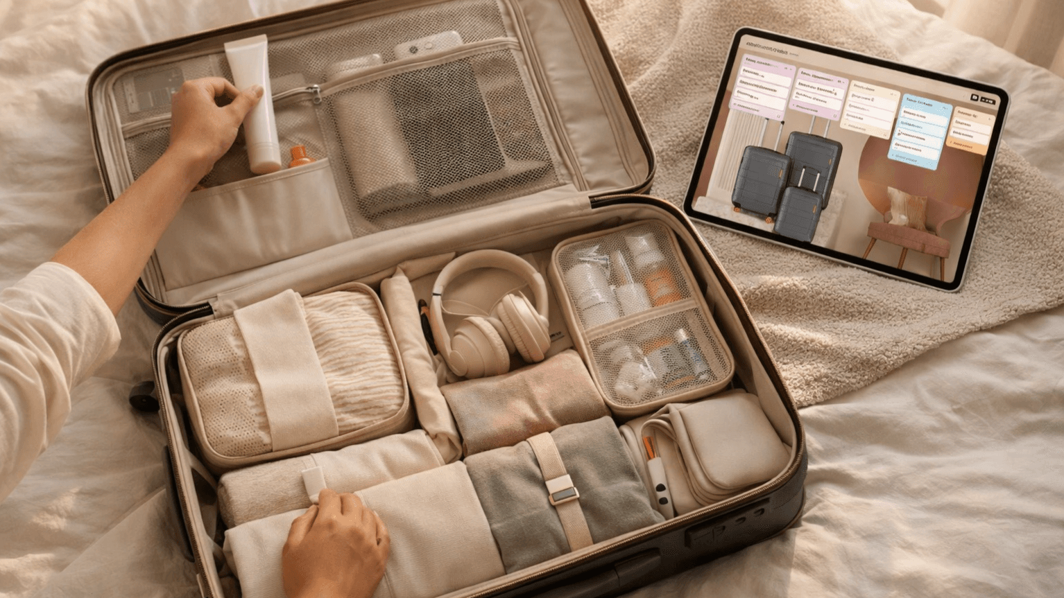 🧳 Organiza tu maleta ✨🧳 Plantilla gratuita 