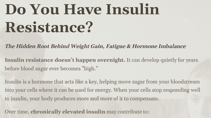 Are You Insulin Resistant? 