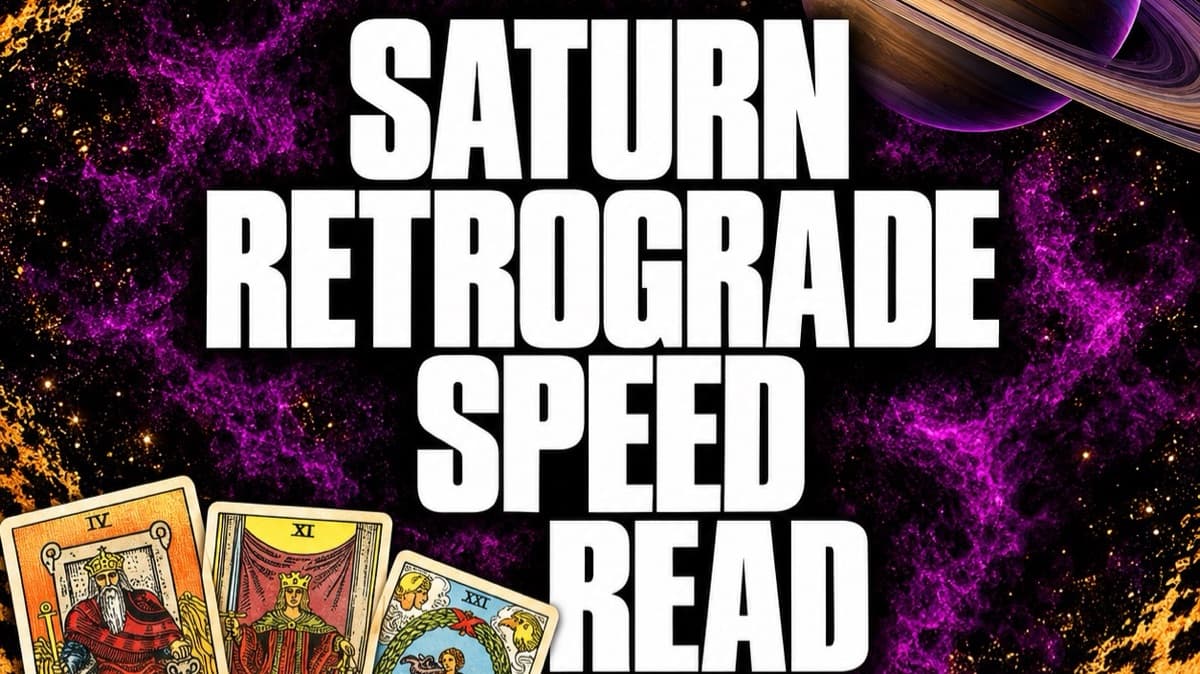 Saturn Retrograde Speed Read