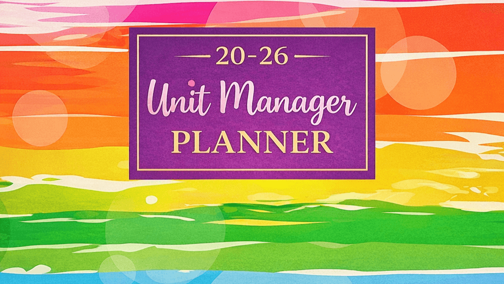 2026 Unit Manager Planner | Welcome to Long-Term C
