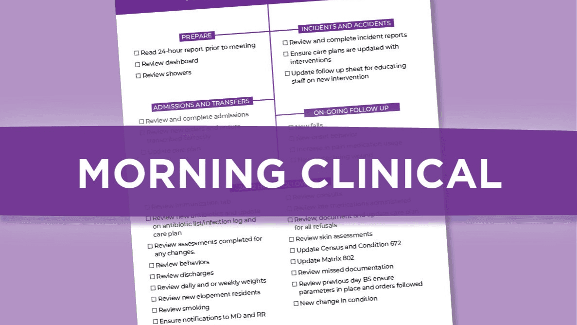 Get My Morning Clinical Tool 