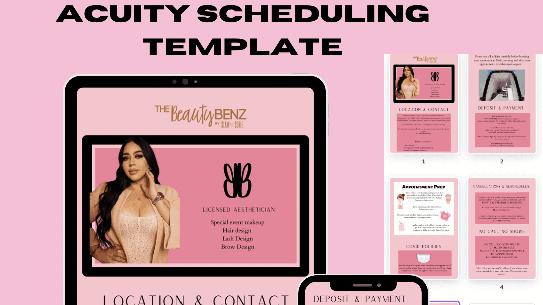  Fully Customizable Acuity Scheduling Template