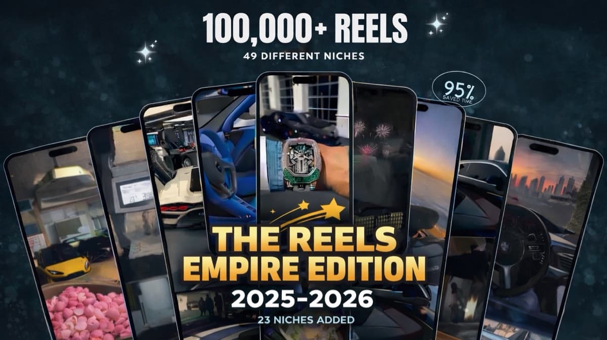100.000 Ready to POST or EDIT Luxury Videos 