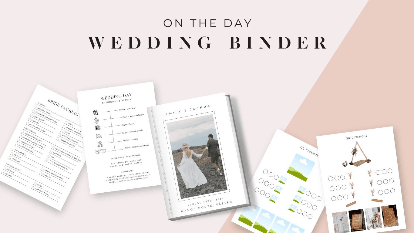 On The Day Binder & Wedding Planner