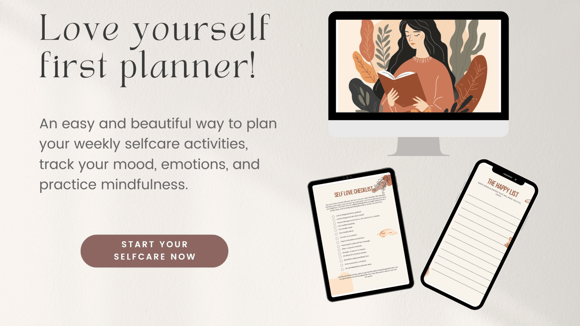 Love Yourself First - Selflove Planner!