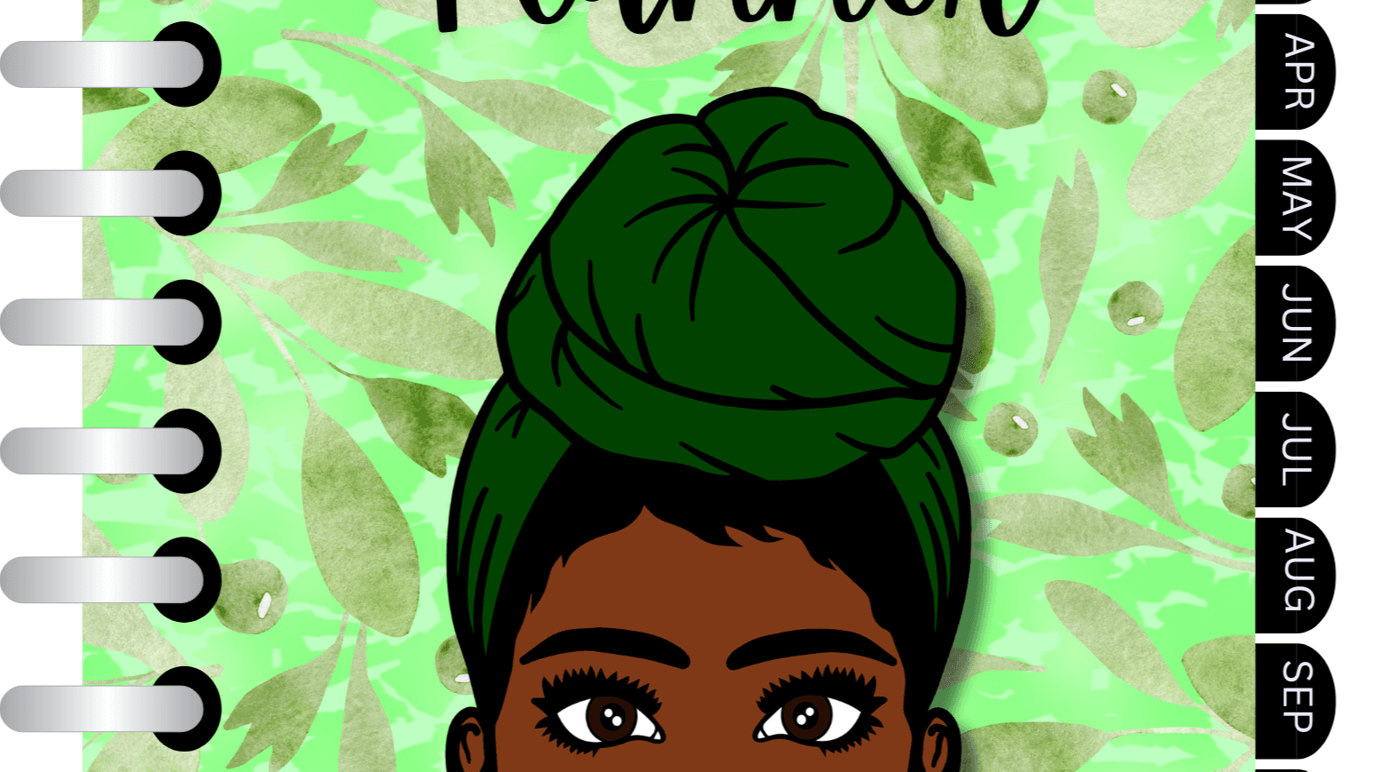 Headwrap Kia - Digital Monthly Planner