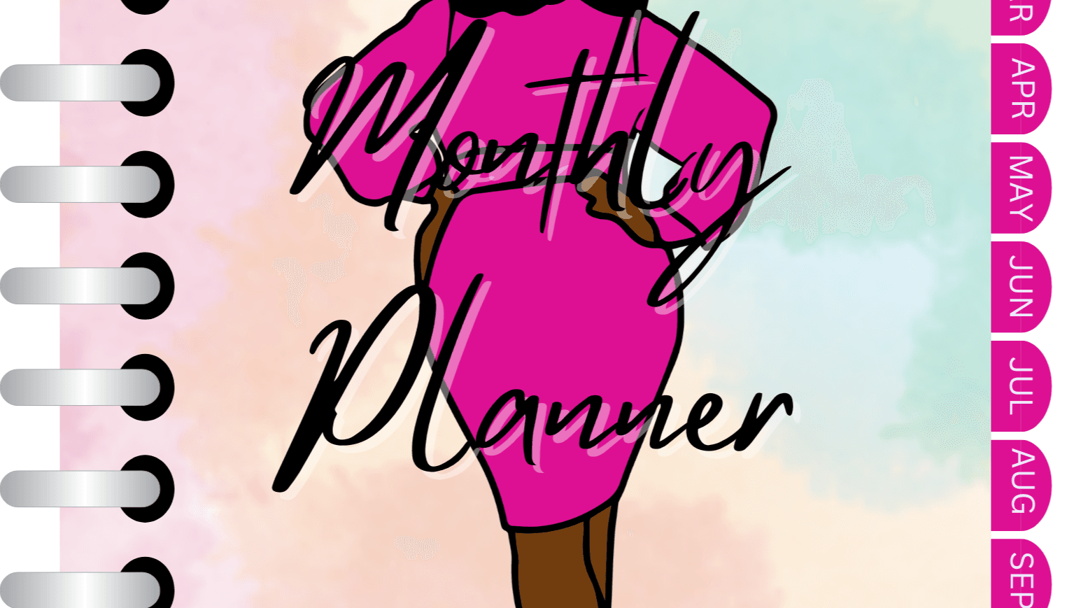 Boss Lady! Digital Monthly Planner
