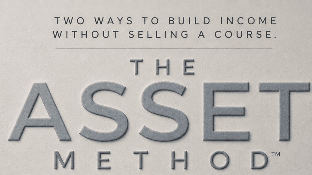 The Asset Method