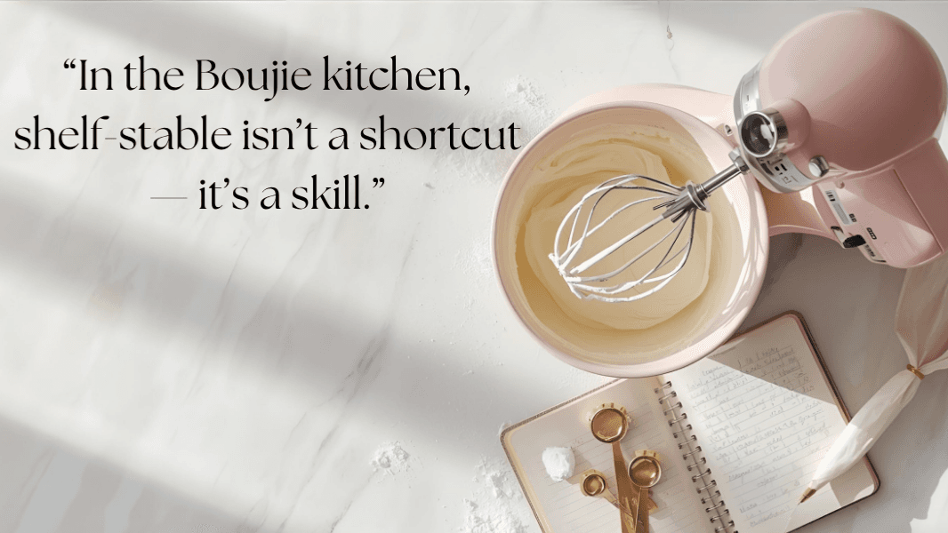 The Boujie Baker’s Shelf-Stable Buttercream Guide