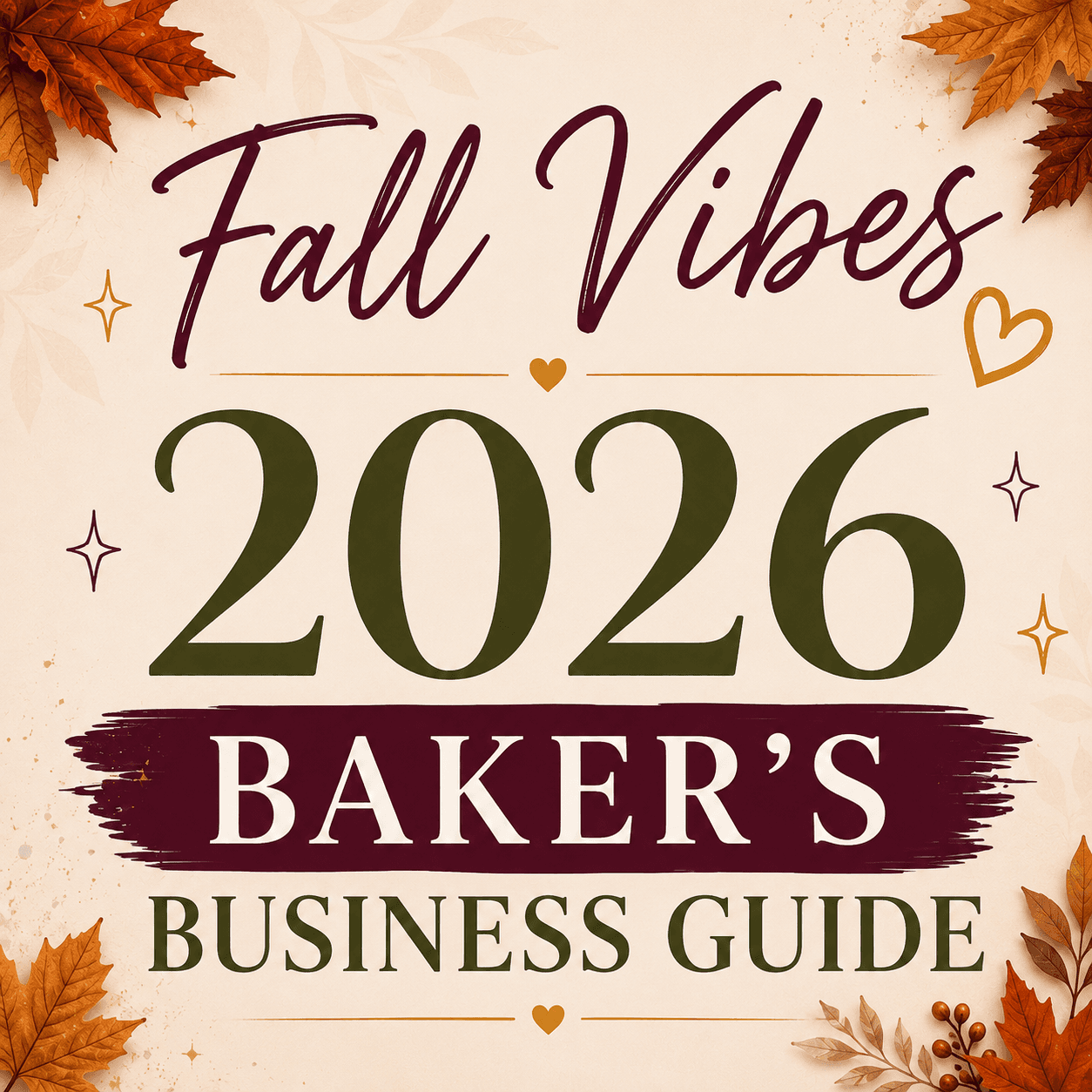 *UPGRADE* Fall Vibes 2026 Home Bakery Guide