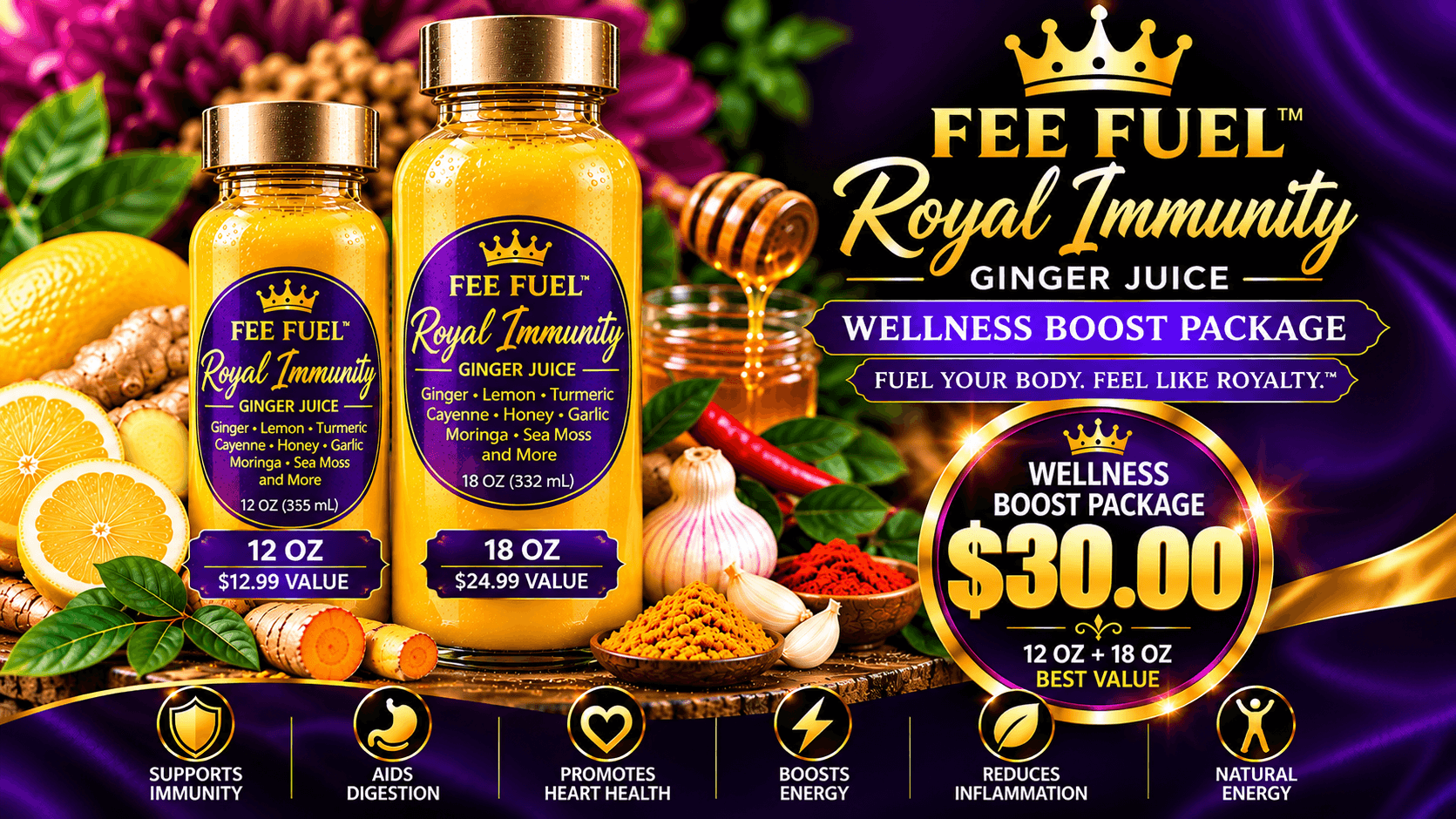 Fee Fuel Royal Immunity Wellness Boost Package