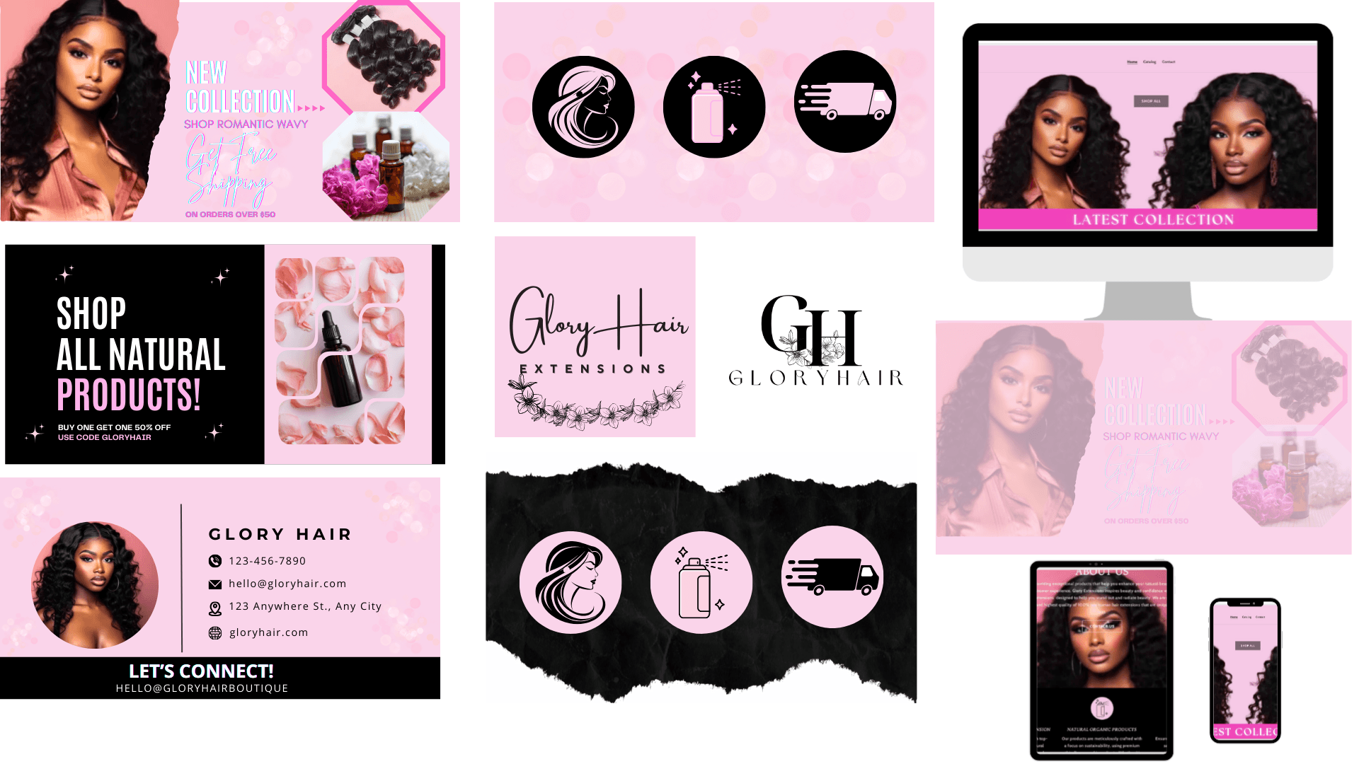 HAIR & BEAUTY: {WEBSITE TEMPLATE} 