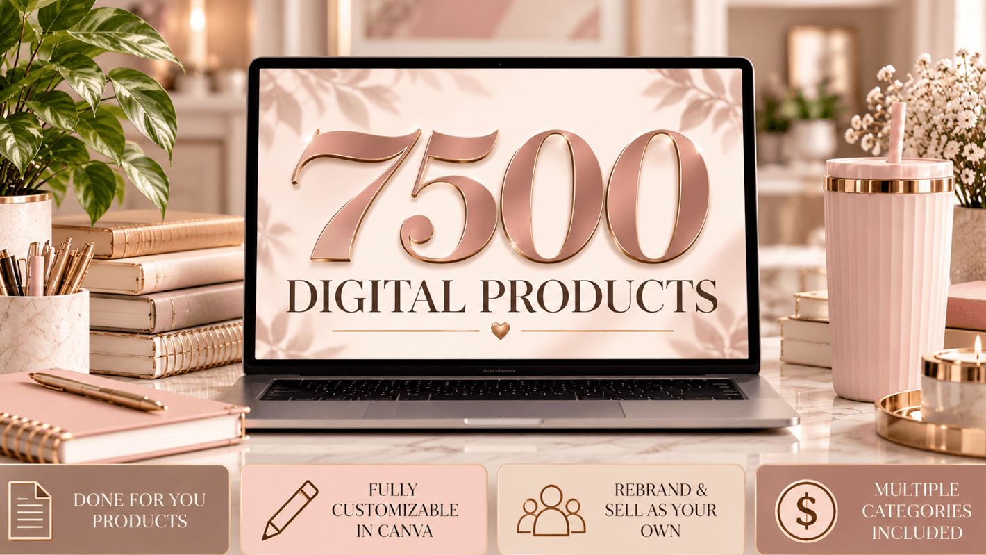 7500+ Done For You Digital Product Bundle-ON LIVE
