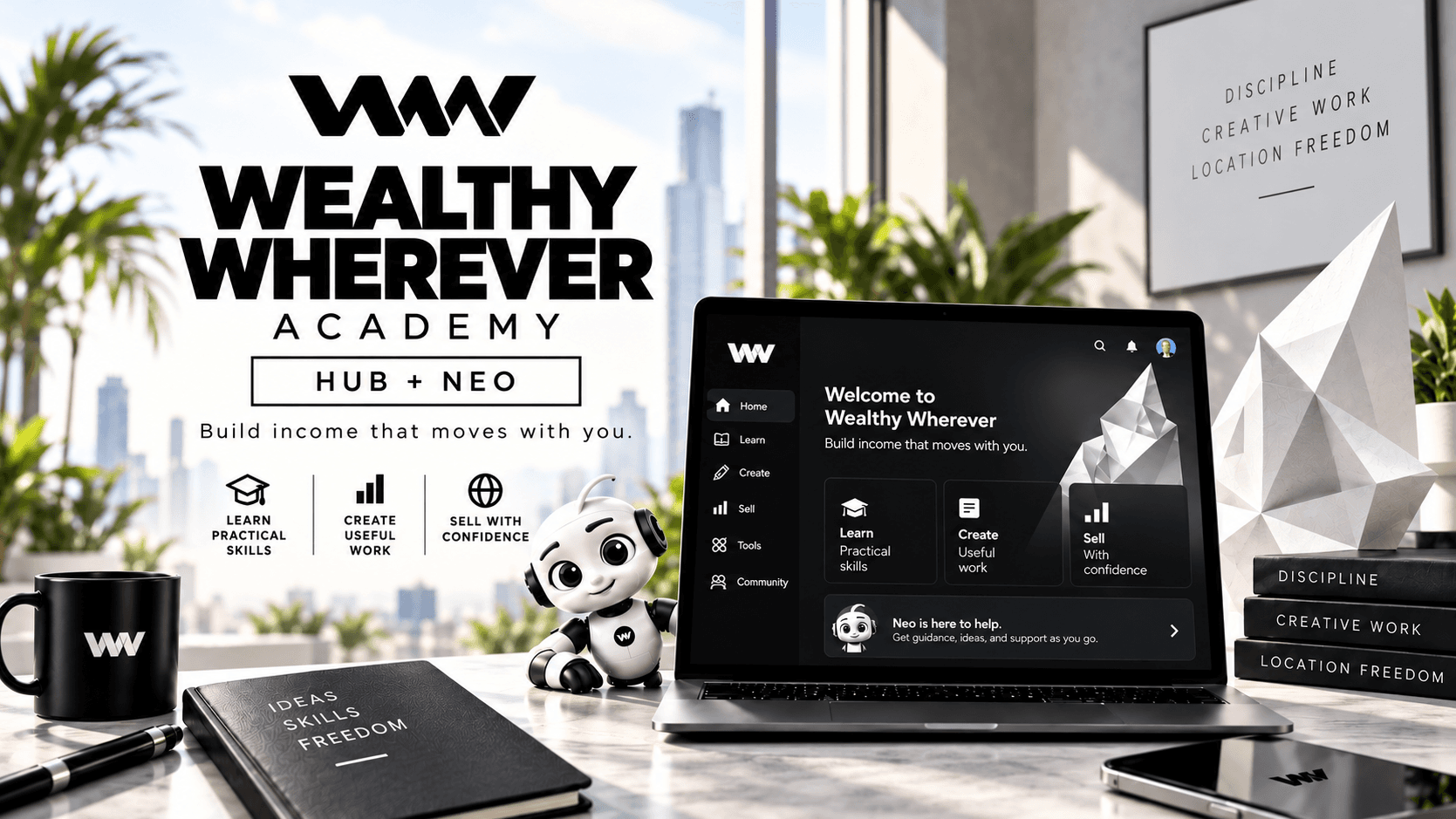 Wealthy Wherever + Hub + Neo