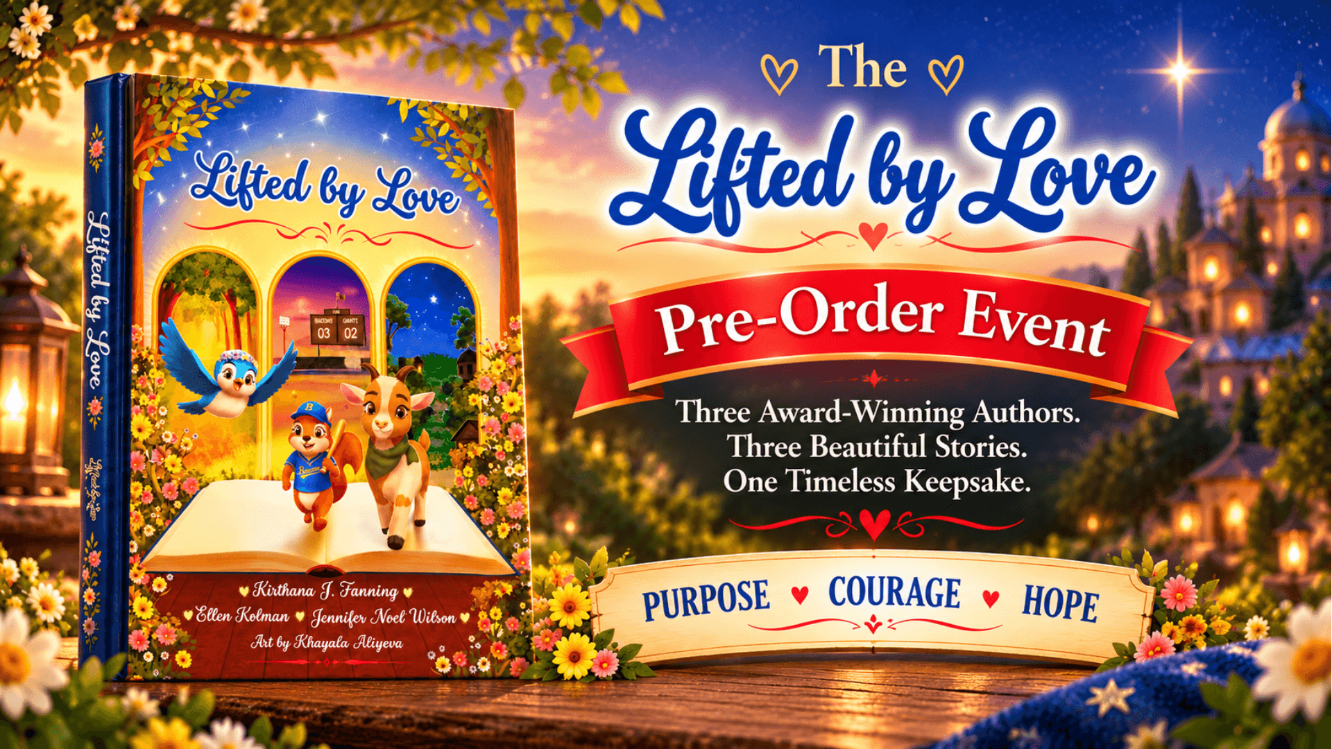 PRE-ORDER: Lifted by Love - Hardcover Keepsake