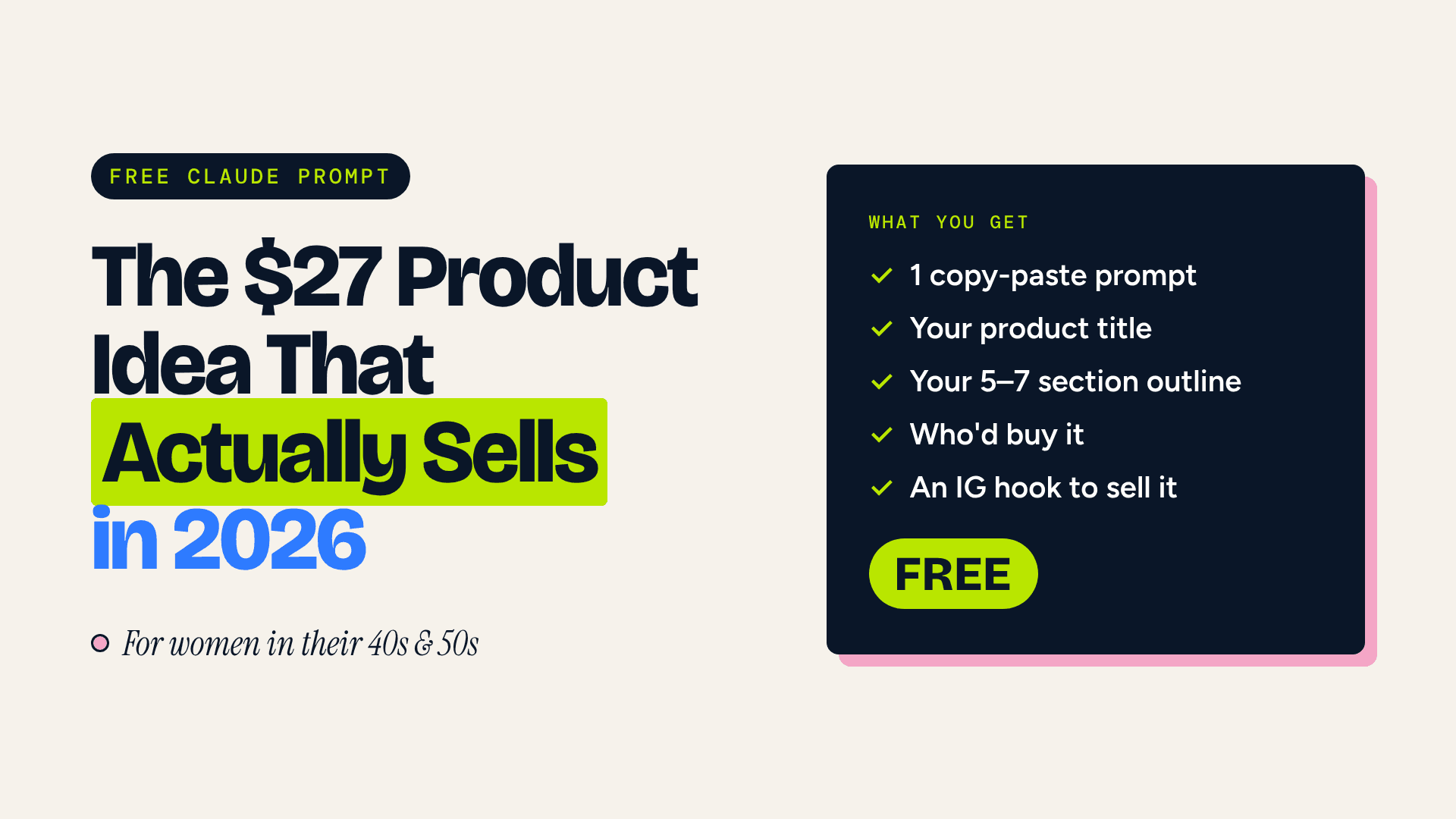 The $27 Product Idea That Actually Sells in 2026