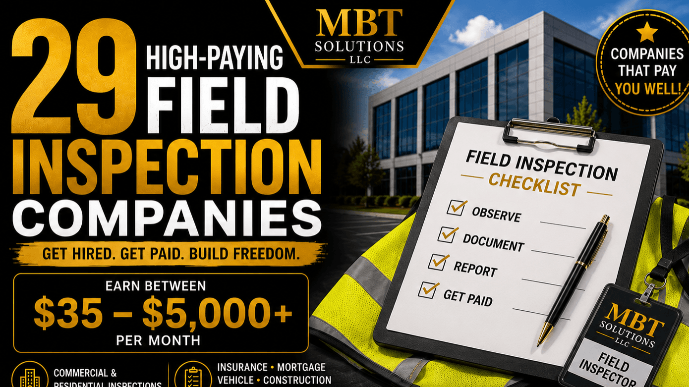 29 High-Paying Field Inspection Companies