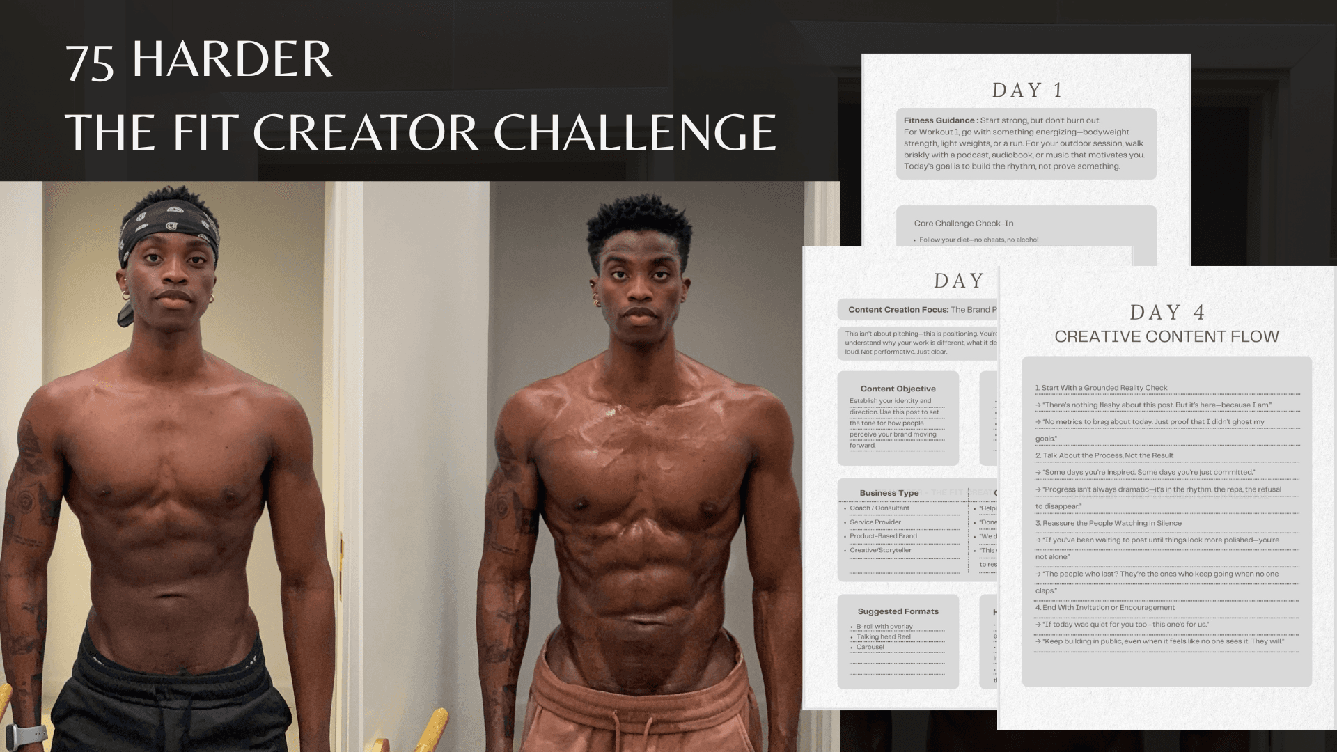 75 HARDER - THE FIT CREATOR CHALLENGE