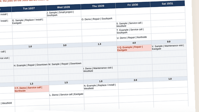 Crew Schedule & Dispatch Board