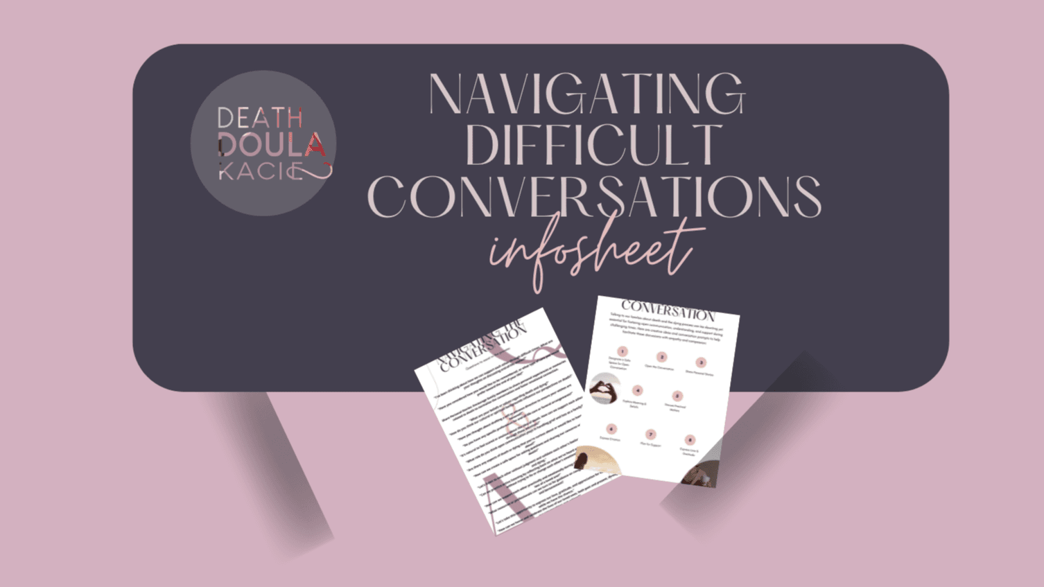 FREE Infosheet on Navigating Tough Convos