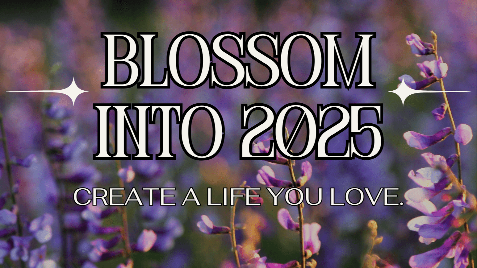 Blossom Into 2025 Goal Setting Worksheet