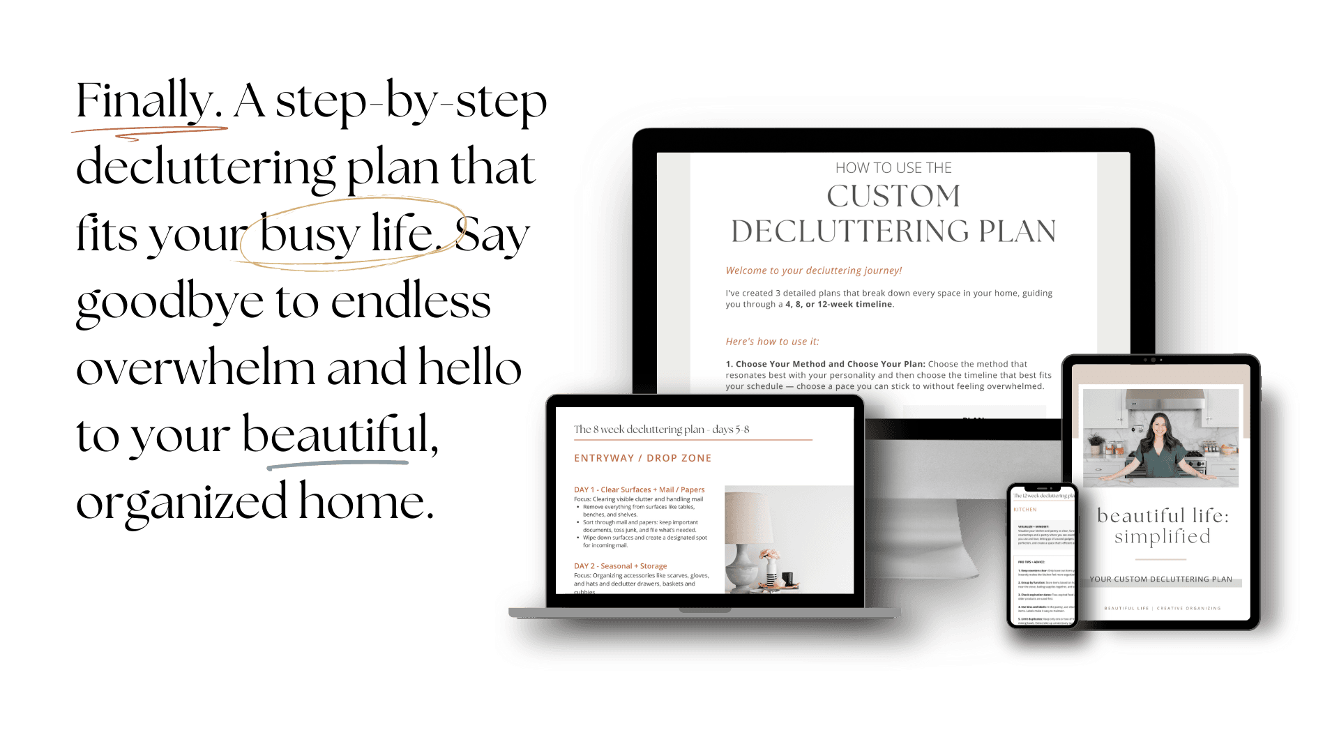 Simplified: Your Custom Decluttering Plan