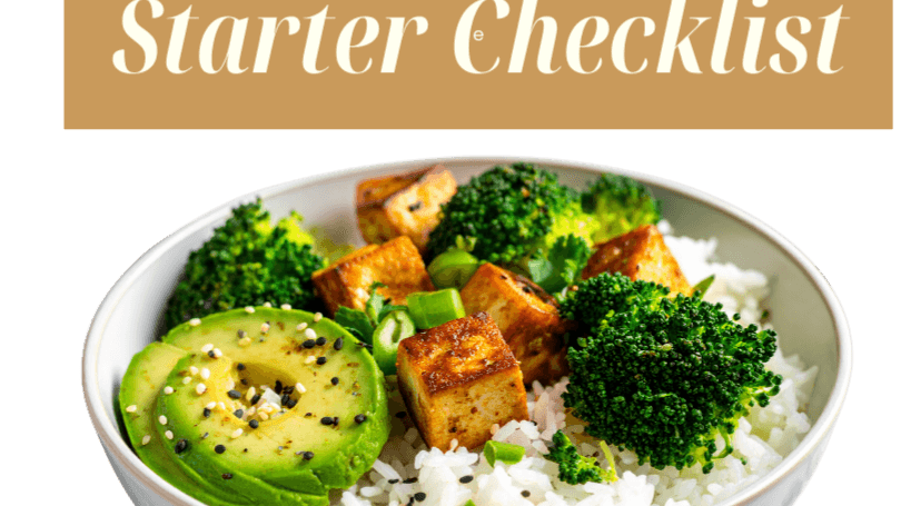 Get Calm & Confident Plant-Based Starter Checklist