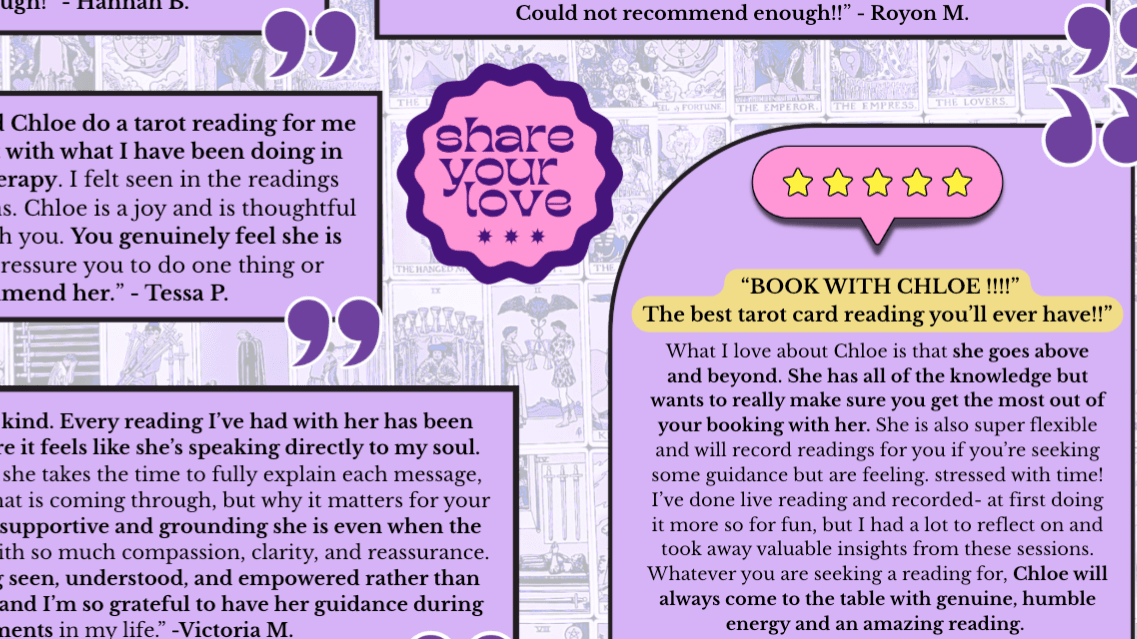 Client Reviews 💜