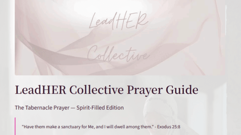 The Tabernacle Prayer Guide 