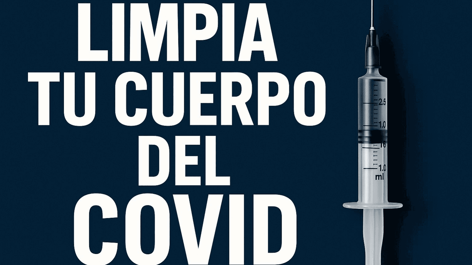 Protocolo VIP detox  del pinchazo luego del 2020  