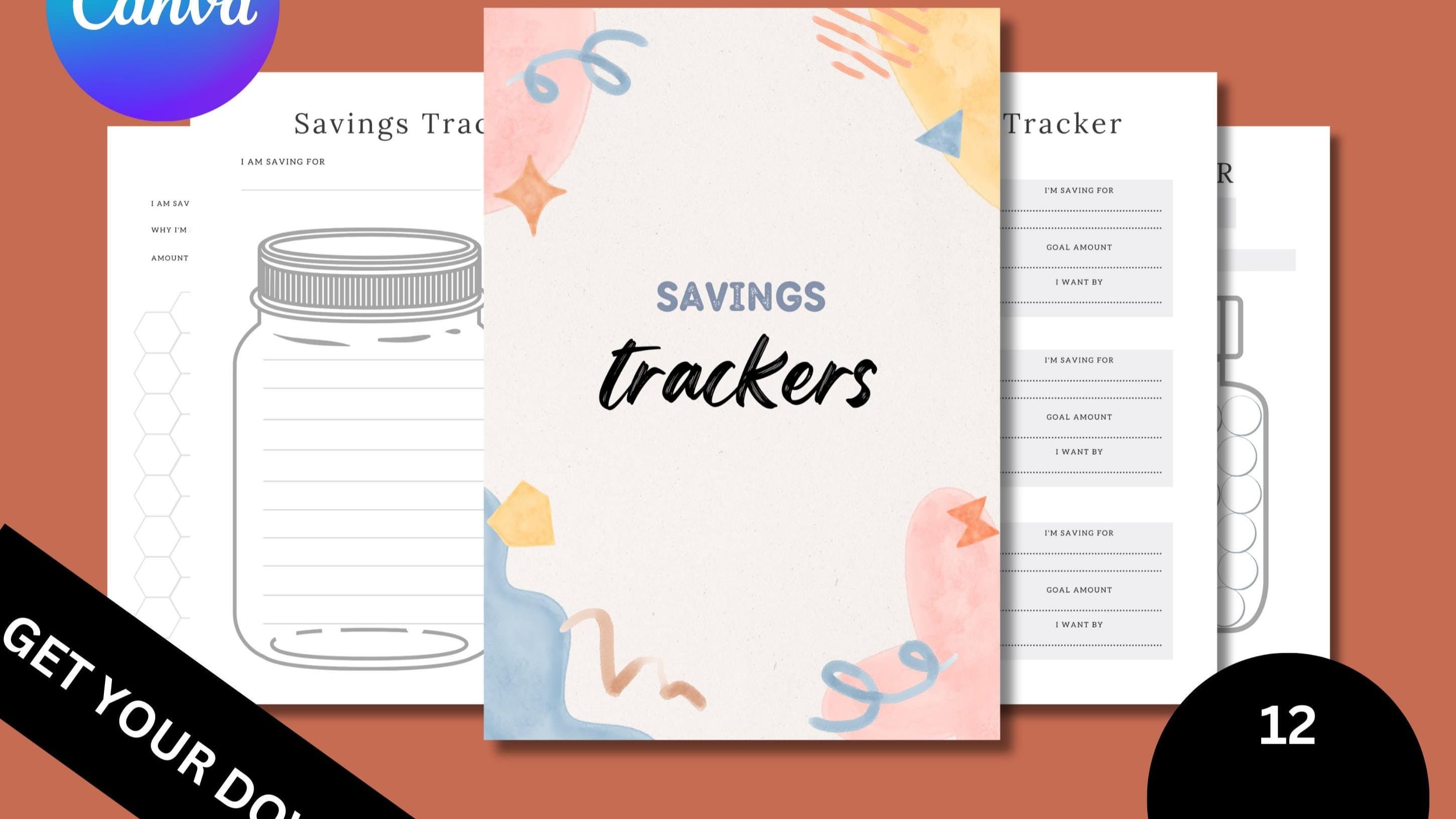 Get My Savings Trackers (12 pages) Now!