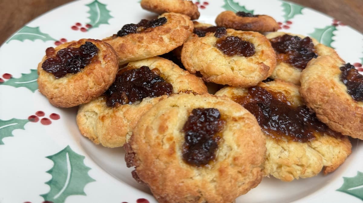 Sourdough Discard Thumb Print Cookies 