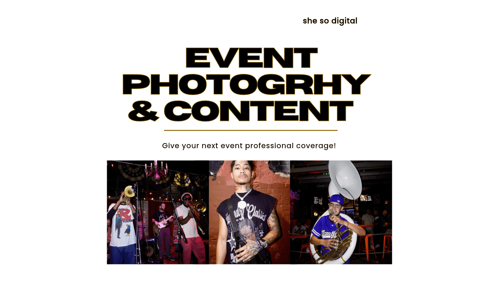 Event Photography & Content
