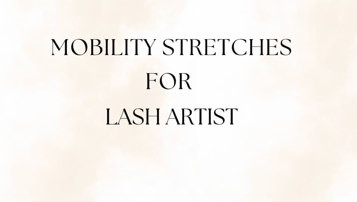 A healthy lash artist starts with a happy body