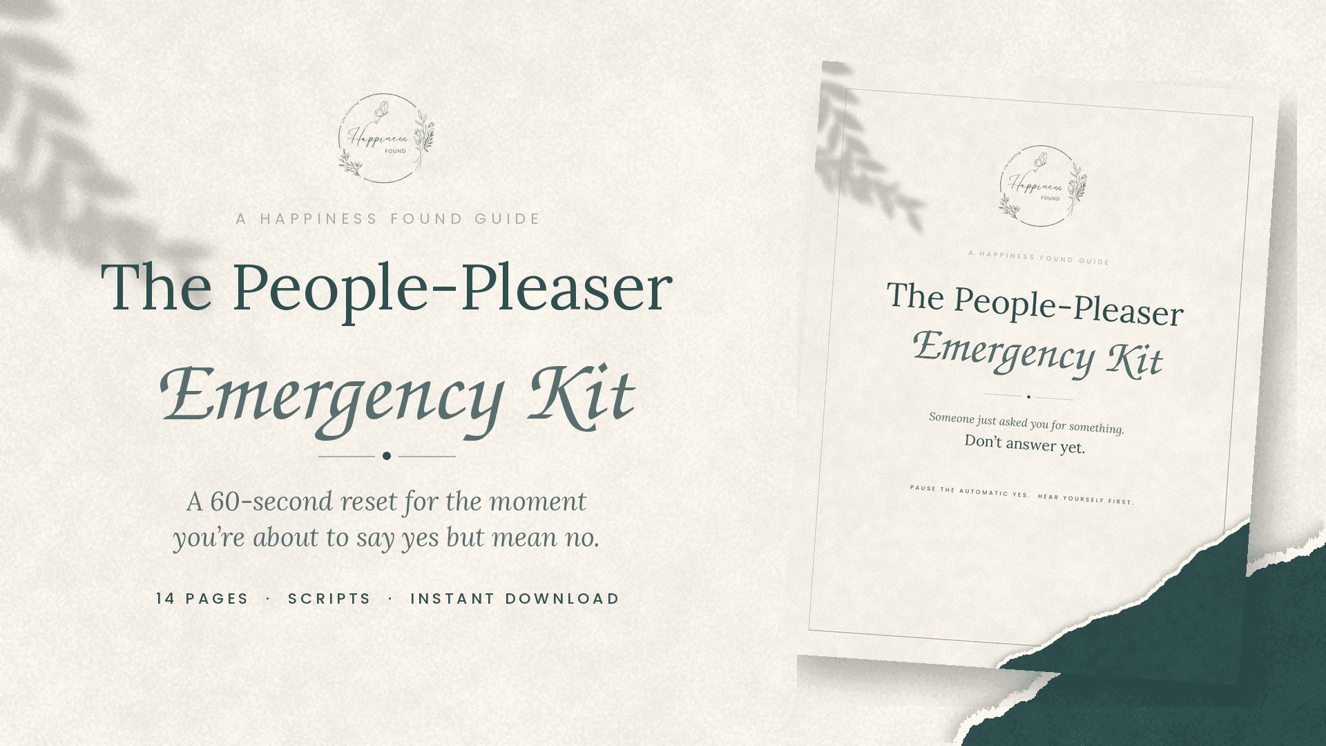 The People-Pleaser Emergency Kit