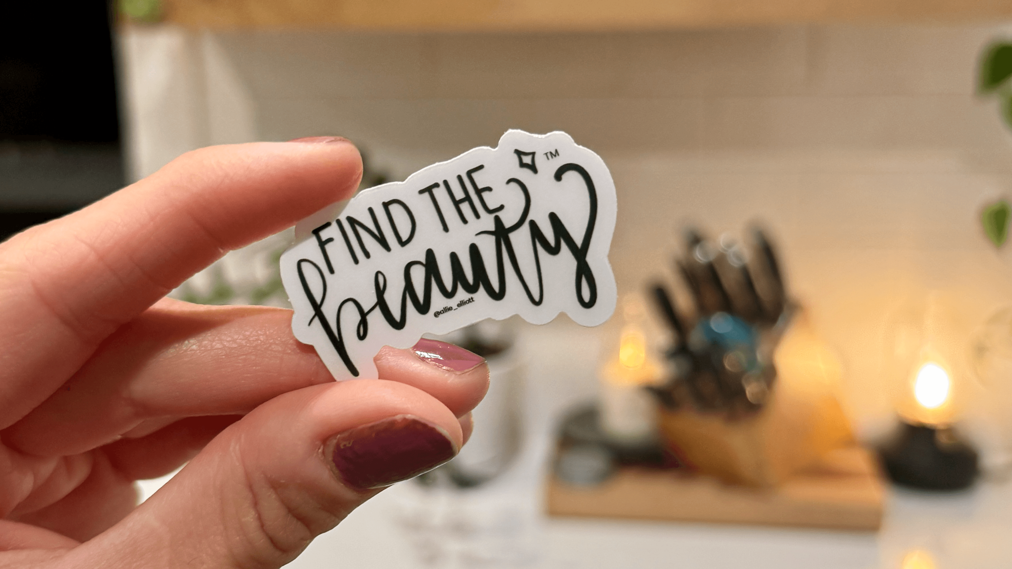Find the Beauty sticker
