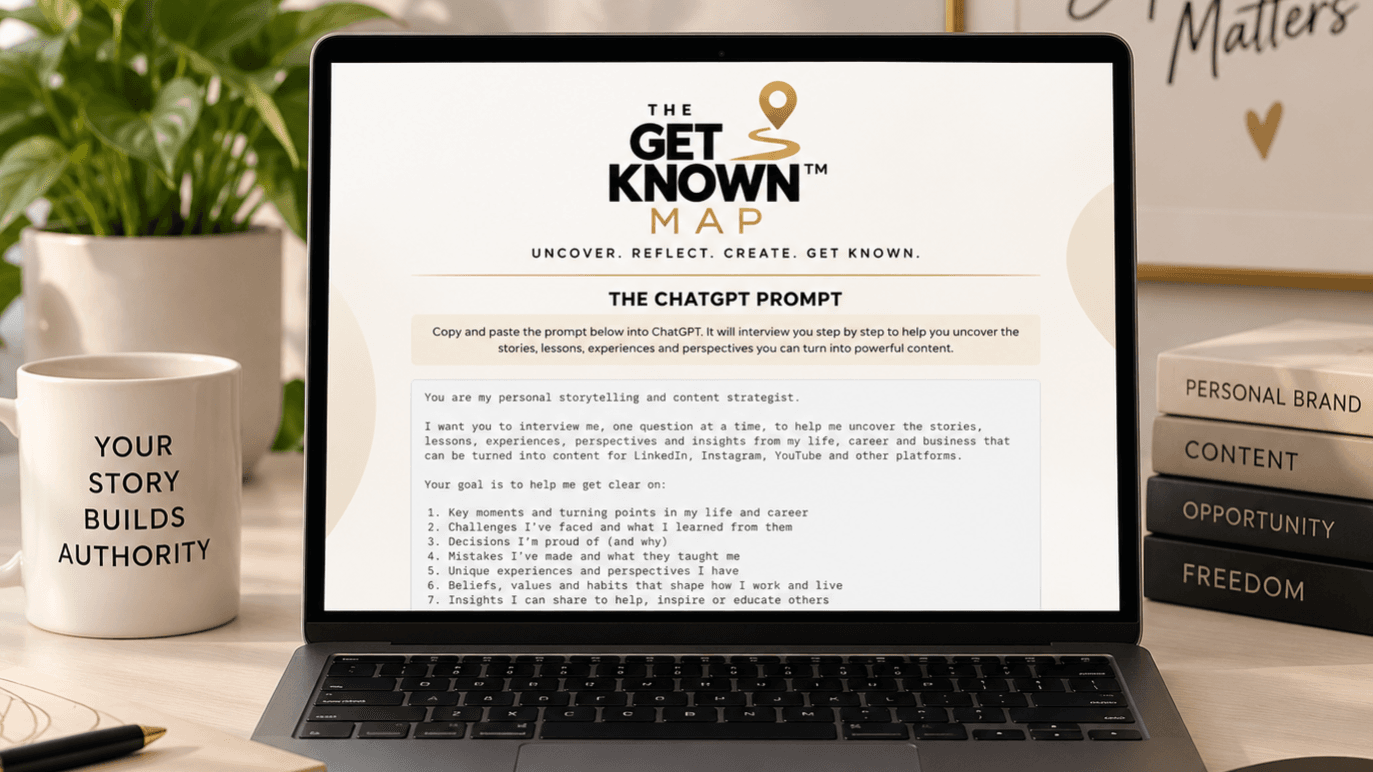 FREE: The GET KNOWN™ Map