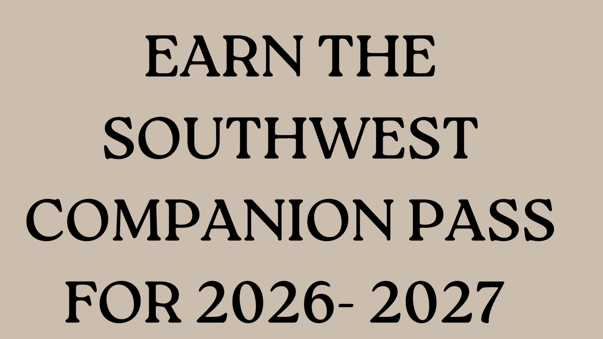 Download your SouthWest Companion Pass Guide