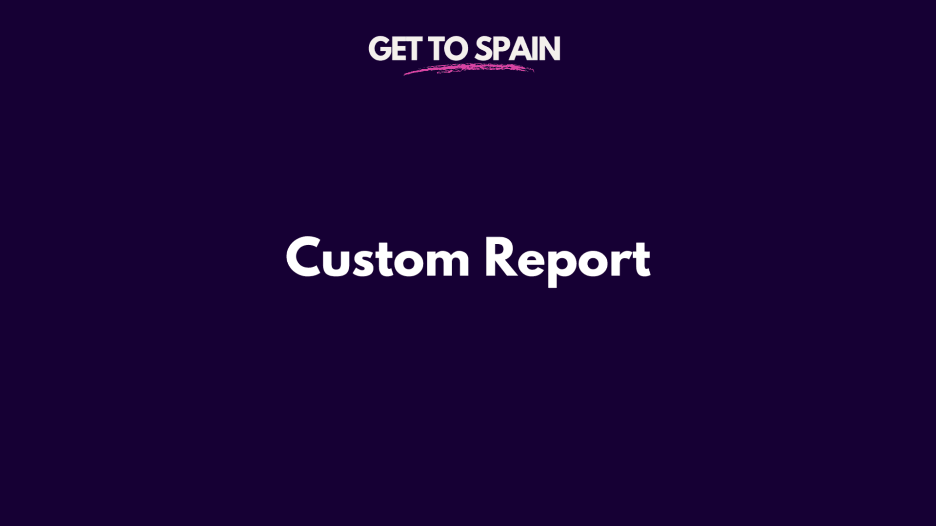 Custom Report