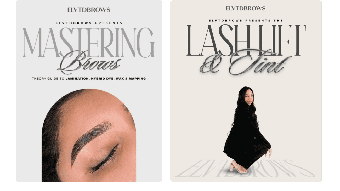 Brow Mastery & Lash Lift Course Bundle 