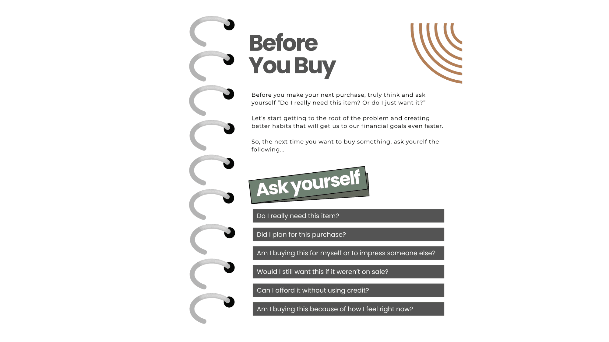 Take The No-Spend Challenge