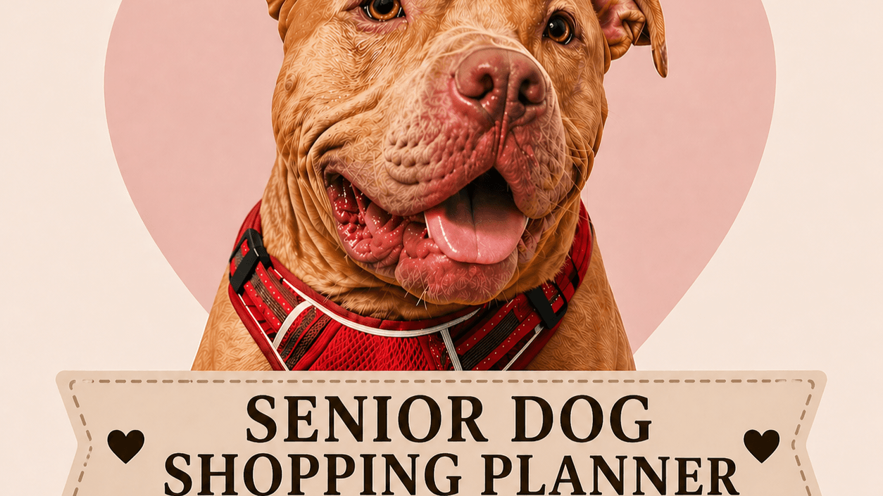 Senior Dog Shopping Planner