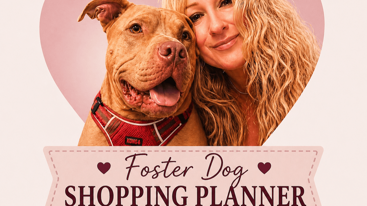 Foster Dog Shopping Planner 