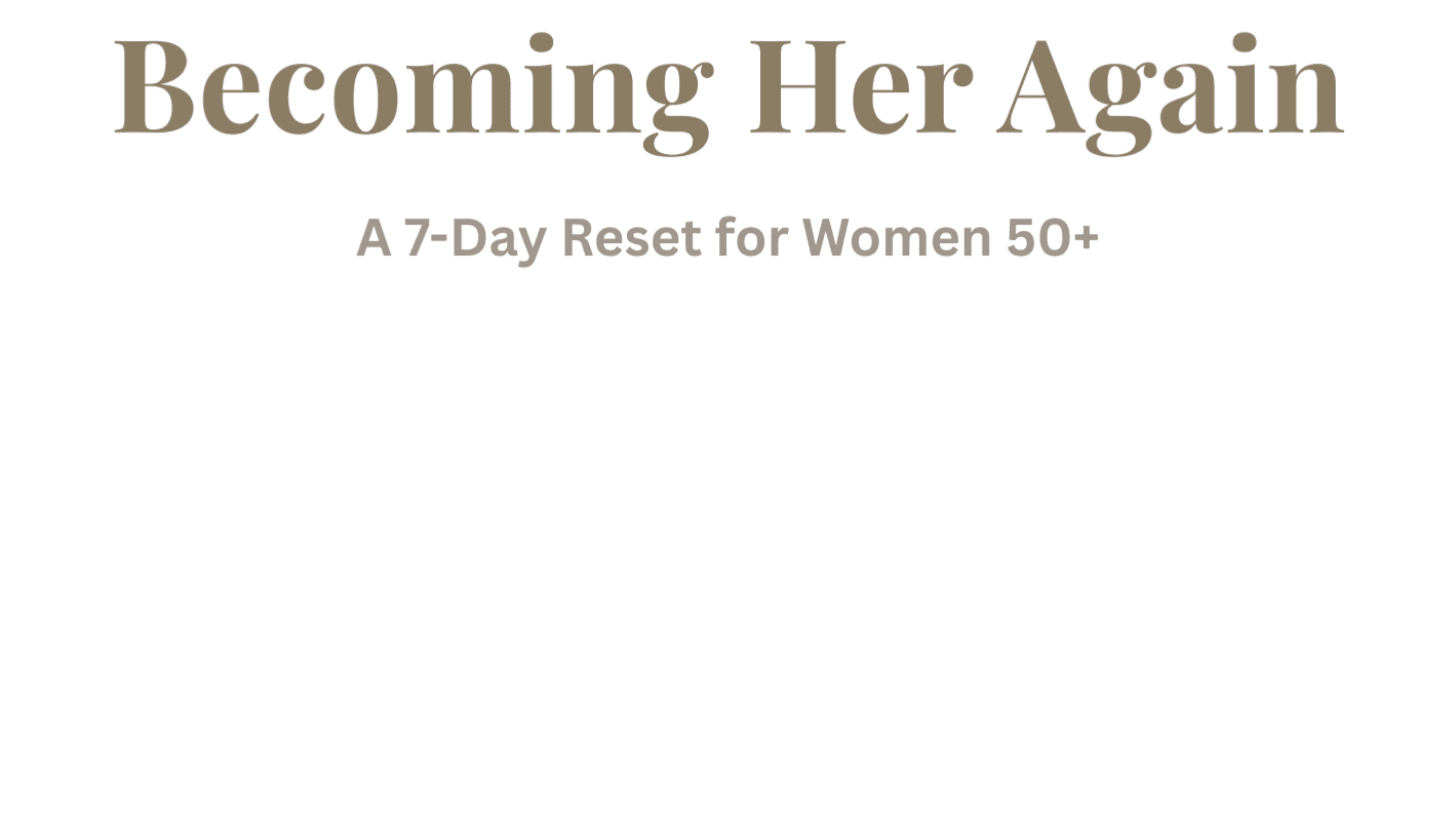 Start Here:  7-Day Reset